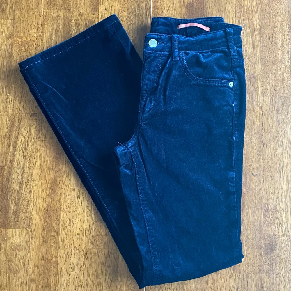 Pilcro Demilune Mid-Rise 33" Bootcut Velvet Jeans Women’s Size 28